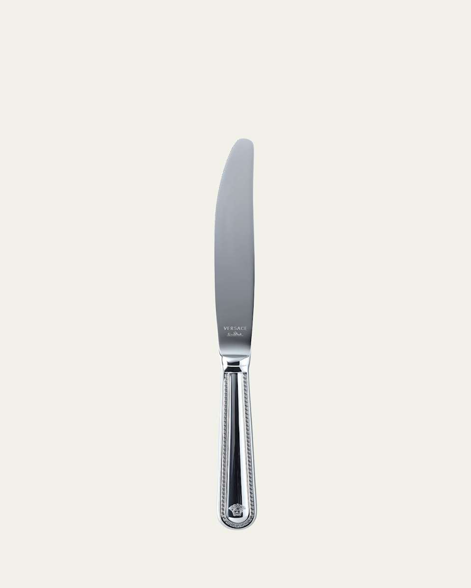 Versace Greca Stainless Steel Table Knife